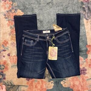 2000’s y2k Dark Blue Women's Jeans (READ DESCRIPTION)